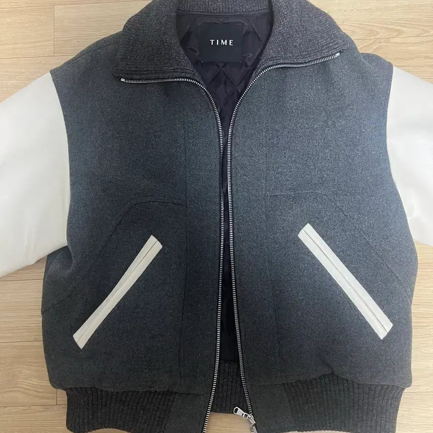 [BUNJANG] Time Homme Varsity Jacket Size 100 / 타임옴므 바시티 100