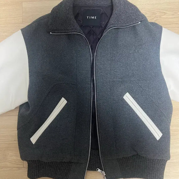 [BUNJANG] Time Homme Varsity Jacket Size 100 / 타임옴므 바시티 100