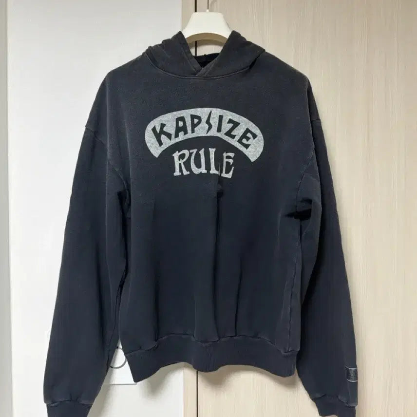 [BUNJANG] Kappa Rule Hoodie Navy / 카파사이즈 룰 후드티 네이비