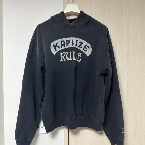 [BUNJANG] Kappa Rule Hoodie Navy / 카파사이즈 룰 후드티 네이비
