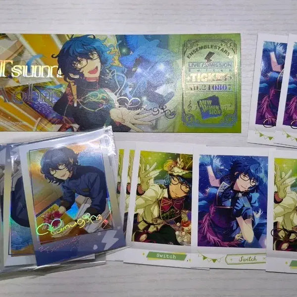 [BUNJANG] Ensemble Stars! Aoba Tsumugi Merchandise Bundle Set - Pashacolle, Yuusakolta, Live Ticket / 앙스타 굿즈 세트 파샤코레 유사코롯타 라이브티켓 아오바 츠무기