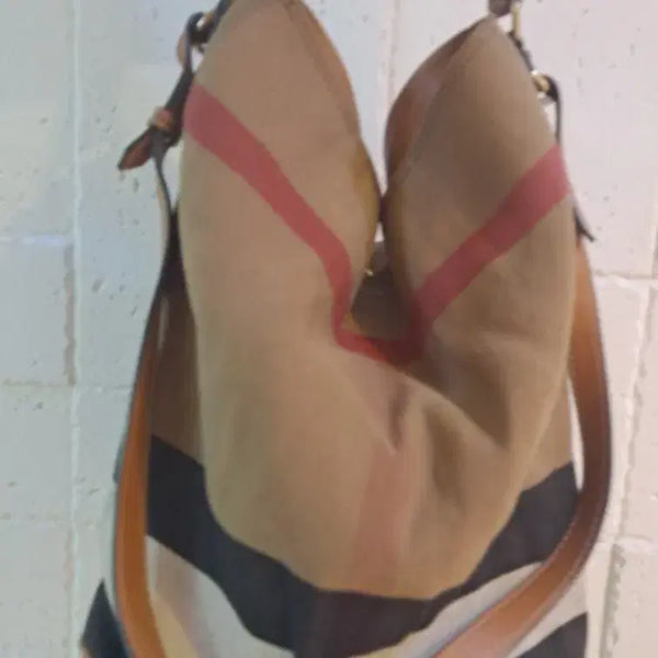 [BUNJANG] Burberry Check Shoulder Bag / 정품)버버리 체크 숄더백