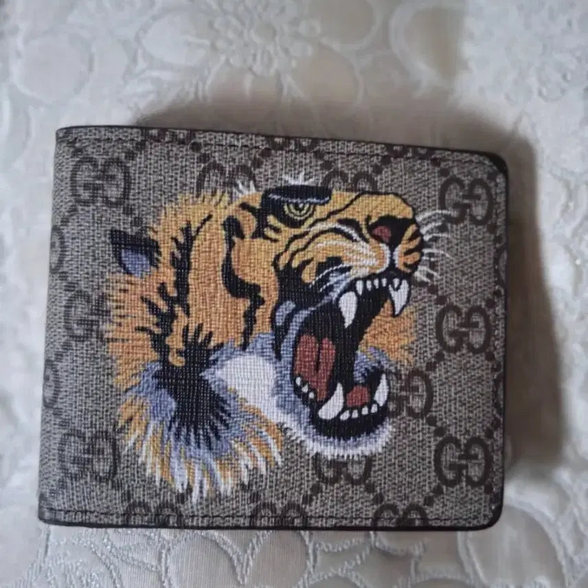 [BUNJANG] Gucci Tiger GG Pattern Bi-fold Wallet / 구찌 타이거 지갑