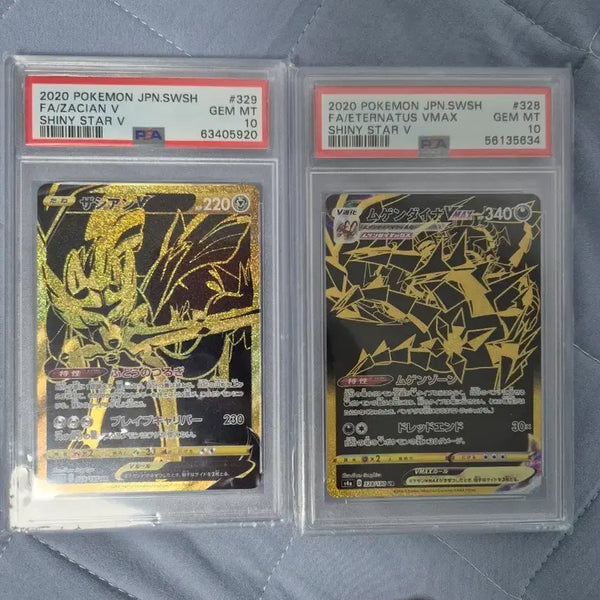 [BUNJANG] Zacian V & Regieleki VMAX PSA 10 Gem Mint Bundle Set / 급처)일본판 무한다이노ur,자시안ur psa10미개봉일괄(설명꼭읽기)