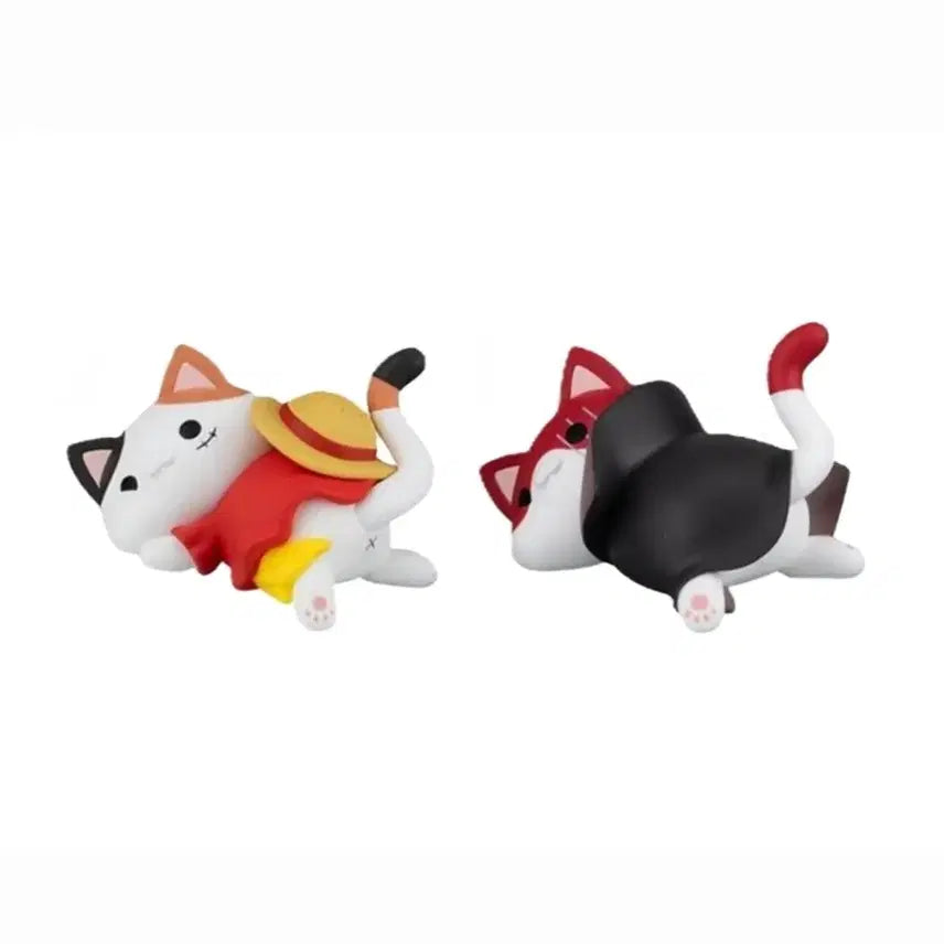 [BUNJANG] One Piece MegaCat Chalsak Luffy & Shanks Bundle Set / 원피스 메가캣 찰싹 / 냥피스냥 루피 샹크스 일괄