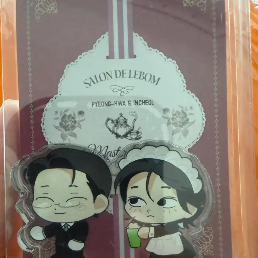 [BUNJANG] Jewel Peace Couple Acrylic Block / 주평 주의평화 SD 커플 아크릴 블록