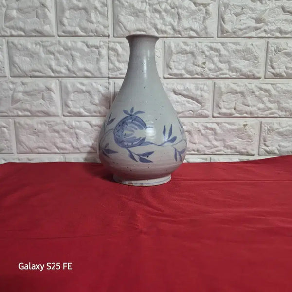 [BUNJANG] Blue and White Porcelain Flower Pattern Jar / 청화백자 꽃무늬 항아리