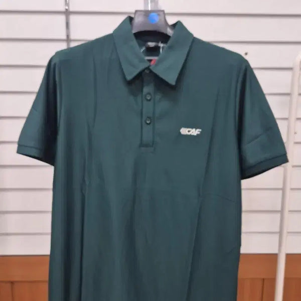 [BUNJANG] CAF Short Sleeve Polo Shirt Green / [CAF]  카라티 그린(새상품)