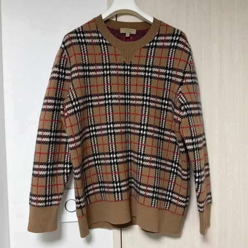 [BUNJANG] Burberry Cashmere Sweatshirt / 버버리 캐시미어 스웨트셔츠