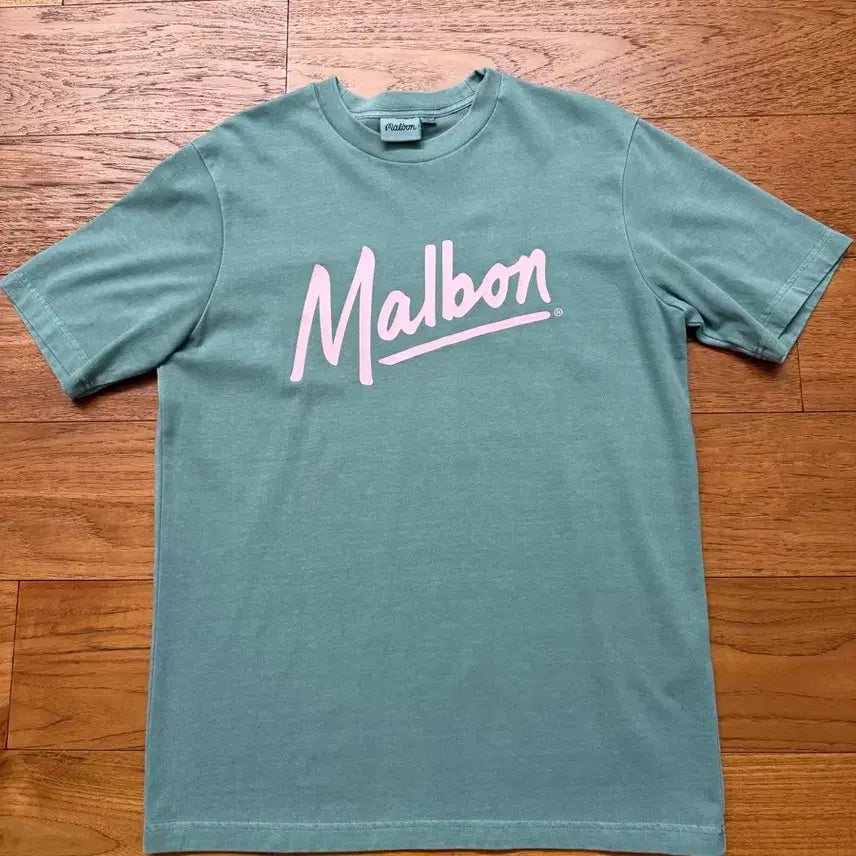 [BUNJANG] Malbon Half Sleeve T-Shirt Mint / 말본 반팔 티셔츠 민트