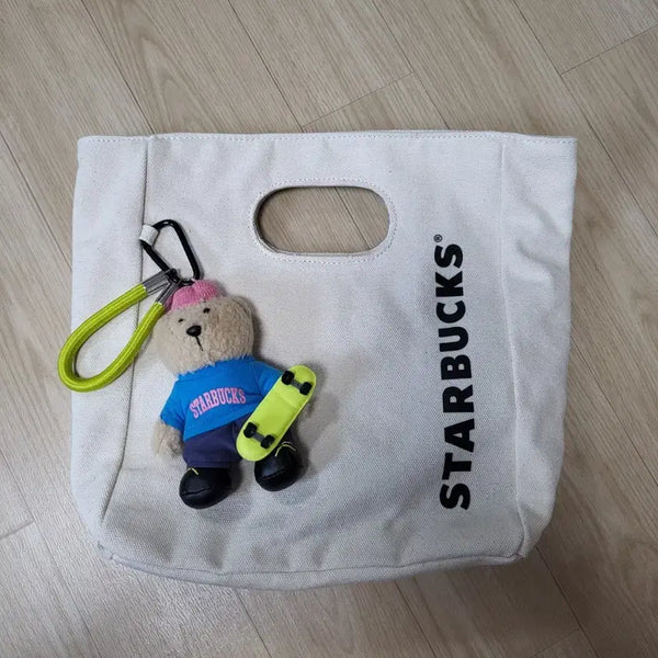 [BUNJANG] Starbucks Eco Bag & Keyring Set / 스타벅스 에코백+키링