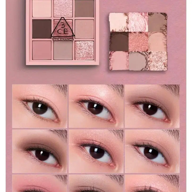 [BUNJANG] 3CE Eyeshadow Palette #KNOTTED PINK / 3CE 아이섀도우 팔레트 #KNOTTED PINK