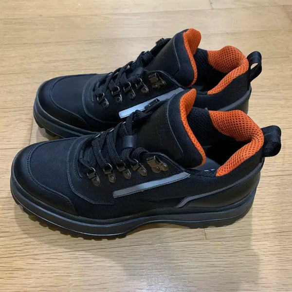 [BUNJANG] Prada Black Orange Sneakers UK 7 / 프라다 블랙 오렌지 스니커즈 UK7 (새상품급)