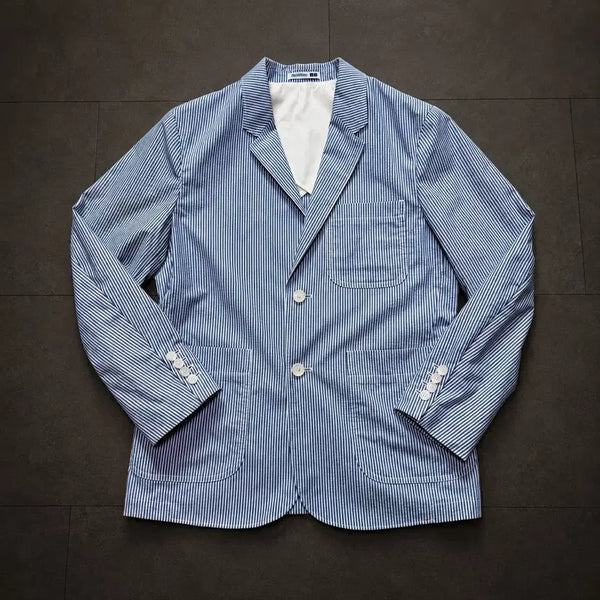 [BUNJANG] Uniqlo JW Anderson Seersucker Jacket / 유니클로 JW앤더슨 시어서커 자켓