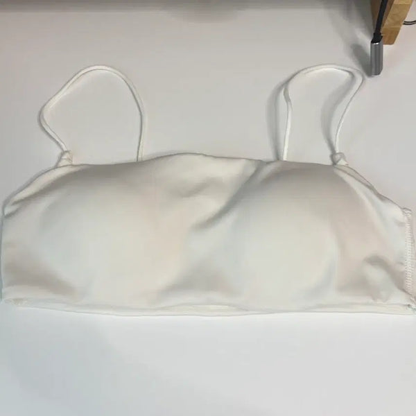 [BUNJANG] Comfort Lab Dual Cool Bralette White / 컴포트랩 듀얼 쿨 브라탑 90 화이트