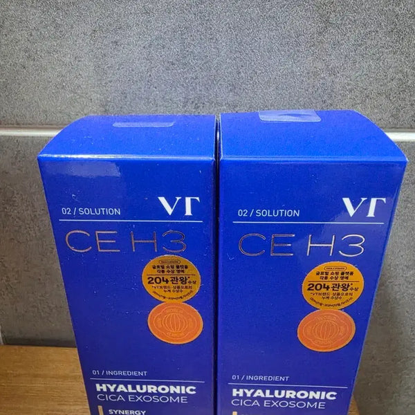 [BUNJANG] VT Cosmetics Hyaluronic Cica Exosome Ampoule 2-Set / VT CE H3 하이알루로닉 시카 엑소좀 앰플 2개세트