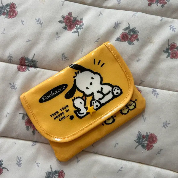 [BUNJANG] Sanrio Pochacco Vintage Pouch Wallet / 포차코 고전 산리오 파우치 지갑 (파는곳 없고 흔하지 않음)