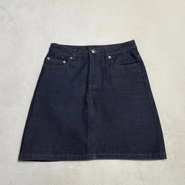 [BUNJANG] A.P.C. Raw Denim Skirt / (36)여성 A.P.C 아페쎄 생지 데님 스커트