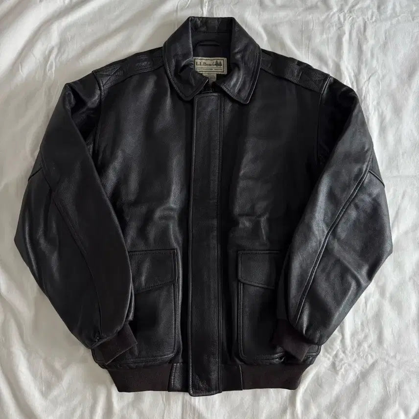 [BUNJANG] LL Bean A2 Leather Jacket / [L] 엘엘빈 ll bean A2 레더 자켓