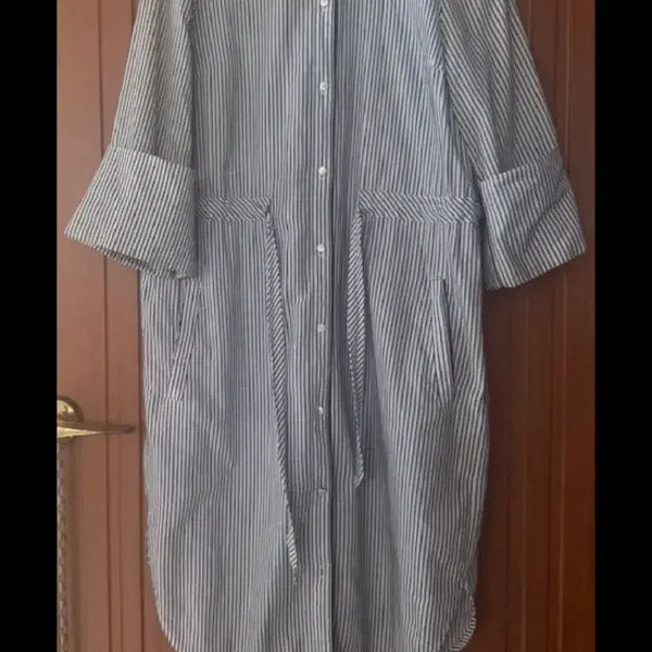 [BUNJANG] Baum und Pferdgarten Striped Shirt Dress / Baum und pferdgarten 셔츠형 원피스