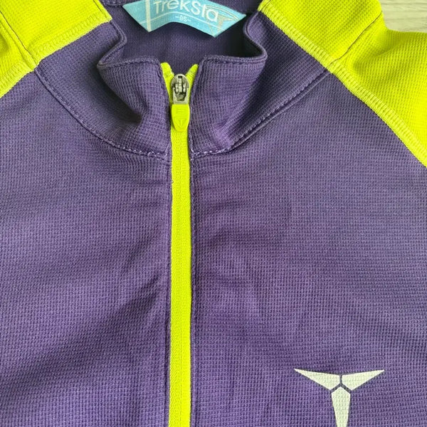 [BUNJANG] Treksta Purple Half-Zip T-Shirt Women's Size 95 / 트렉스타 반집업 퍼플 95 여성반팔(무료배송)