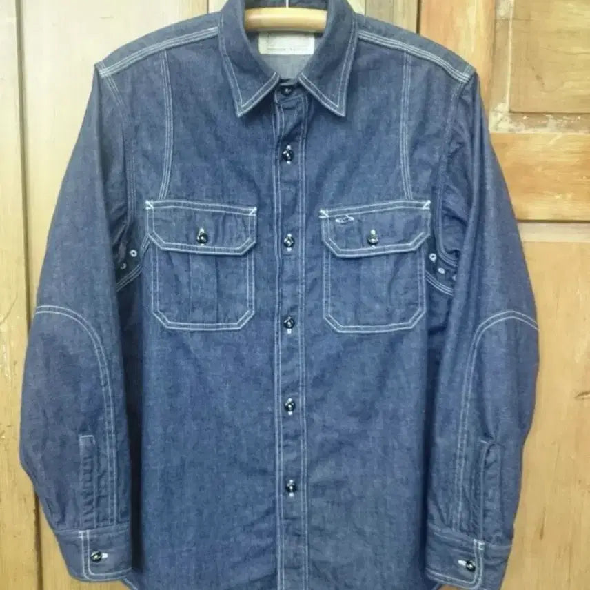 [BUNJANG] Sugar Cane 8.5oz Denim Shirt SC27849 / 슈가케인 8.5온즈 데님 셔츠 SC27849