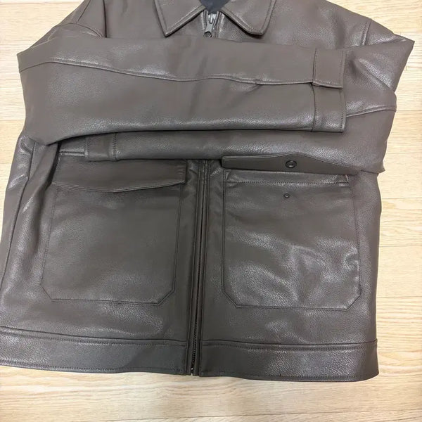 [BUNJANG] Zara Leather Jacket / 자라 가죽 자켓