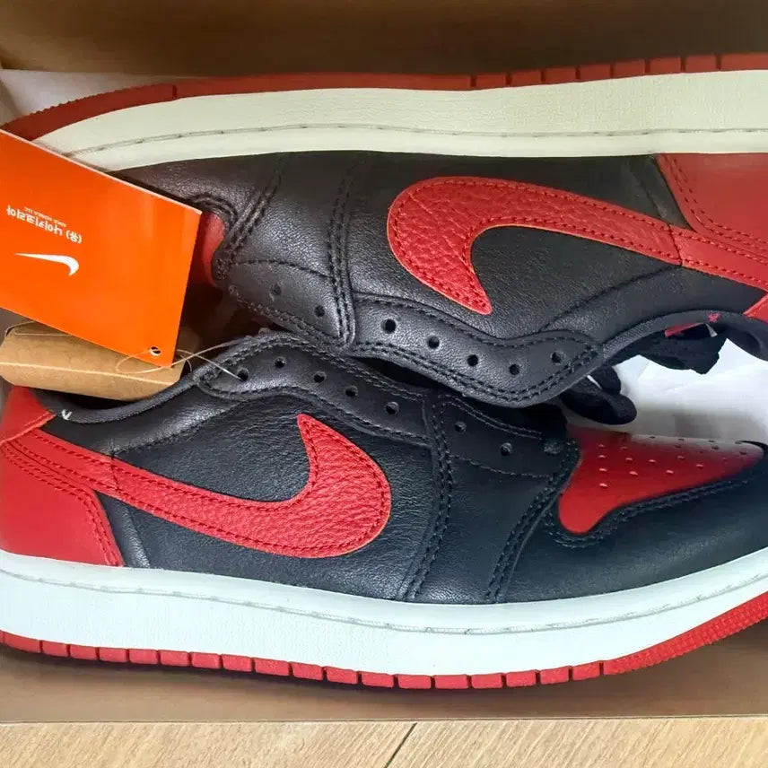 [BUNJANG] Air Jordan 1 Low Retro OG "Black and Red" (2026) / 조던 1로우 레트로 로우 OG 밴드 2026