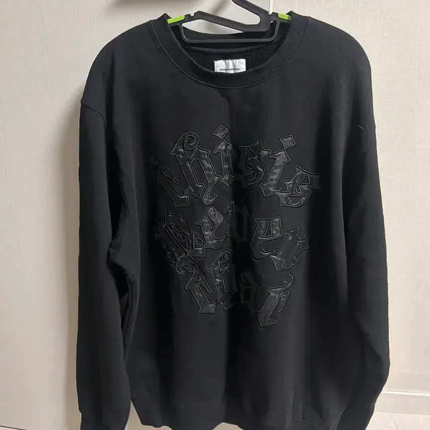 [BUNJANG] Thisisneverthat Black Sweatshirt L / 디스이즈네버댓 블랙 맨투맨 티셔츠 L