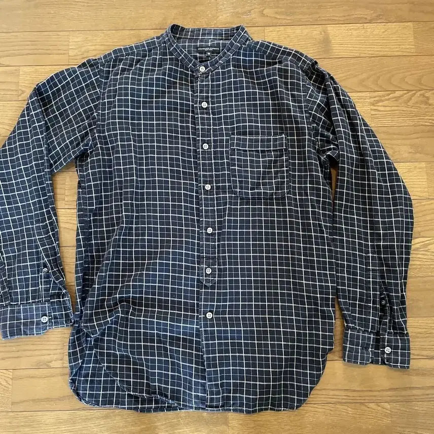 [BUNJANG] Engineered Garments Band Collar Shirt / [M] 엔지니어드가먼츠 밴드카라 셔츠