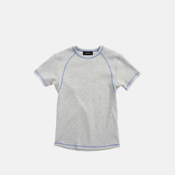 [BUNJANG] 999 Humanity Stitch Line Short Sleeve T-Shirt / 999휴머니티 스티치 라인 반팔