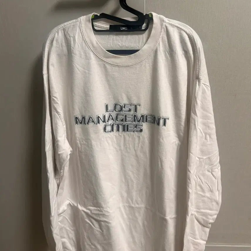 [BUNJANG] LMC Long Sleeve T-Shirt White XL / LMC 긴팔 티셔츠 화이트 XL