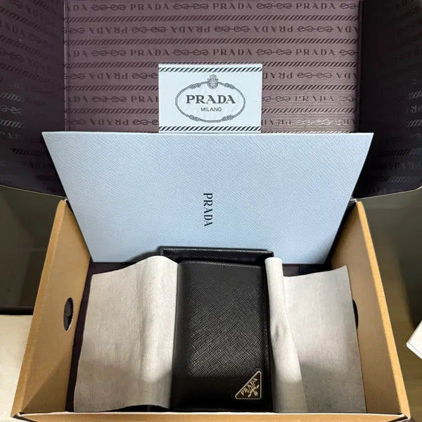 [BUNJANG] Prada Saffiano Leather Card Holder / 프라다 사피아노 가죽 카드 홀더