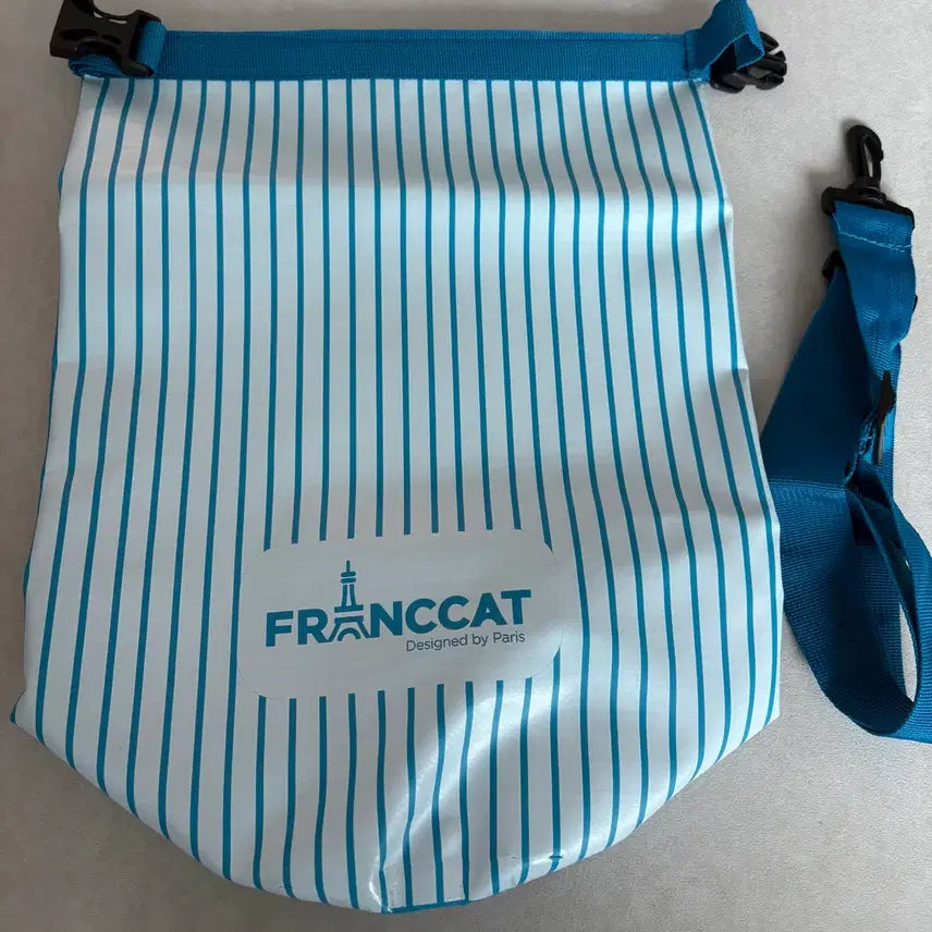 [BUNJANG] Franc Franc Waterproof Bag Stripe Blue / 프랑캣 방수 가방 스트라이프 블루 새상품(무료배송)