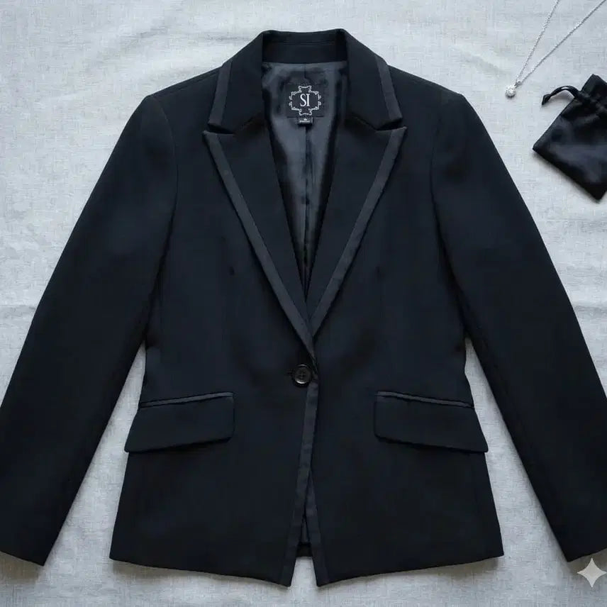 [BUNJANG] SI Black Women's Jacket Size 90 / SI 블랙 여성 자켓 90