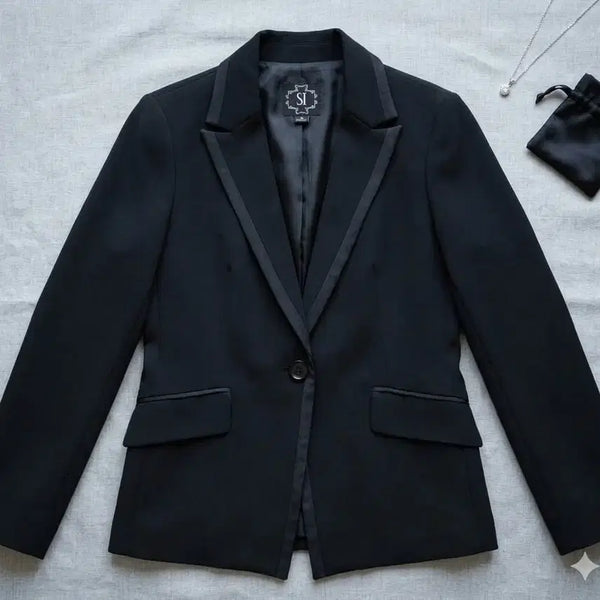 [BUNJANG] SI Black Women's Jacket Size 90 / SI 블랙 여성 자켓 90