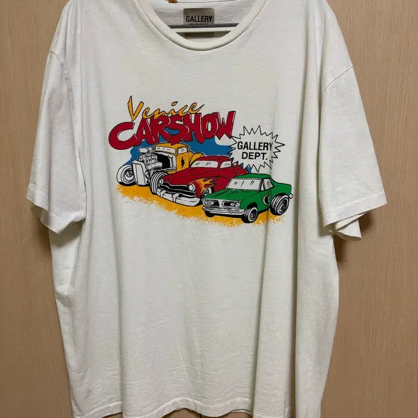 [BUNJANG] Gallery Dept. Vintage Car Graphic T-Shirt / Venice cars show 팔아요
