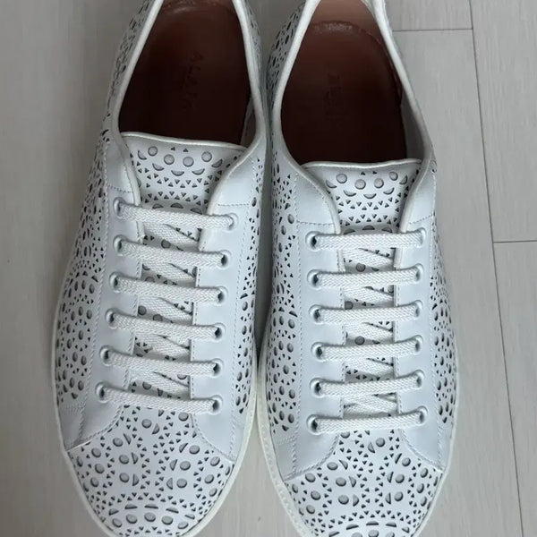 [BUNJANG] Alaïa Men's White Sneakers / 알라이아 남성 스니커즈 팝니다