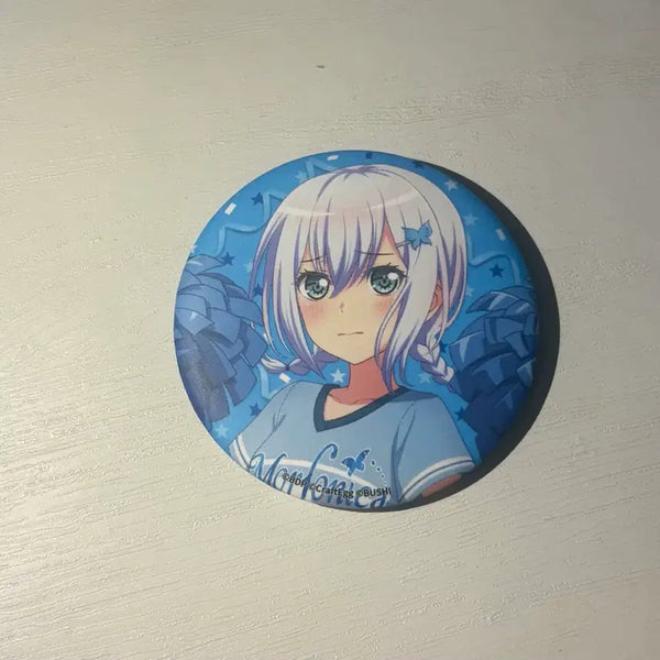 [BUNJANG] BanG Dream! Mashiro Canvas Badge / 뱅드림 마시로 캔뱃지