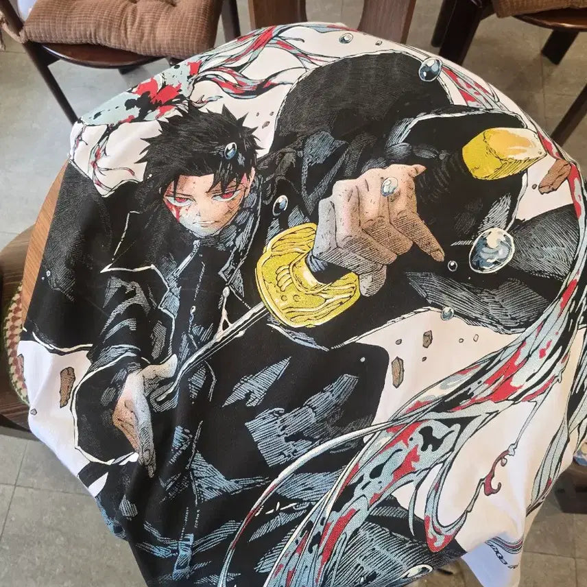 [BUNJANG] Kagurabachi Double-Sided Silk Screen Pullover Hoodie XXL / 카구라바치 양면 실크스크린 풀오버 프린팅 xxl