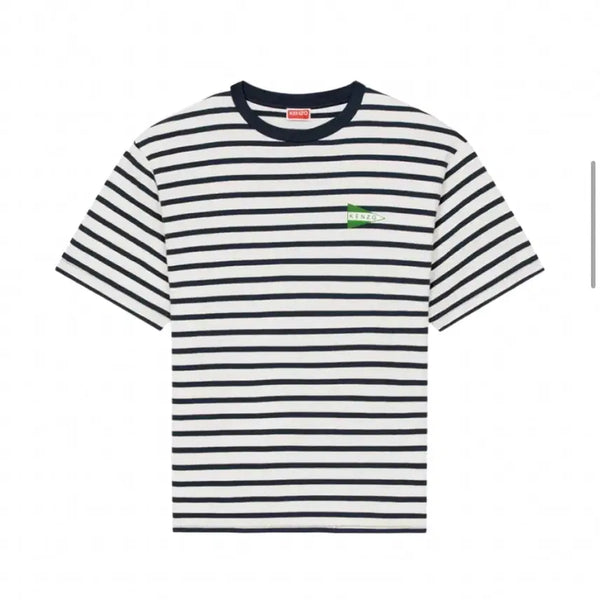 [BUNJANG] Kenzo Nautical Stripe Oversized T-shirt Midnight Blue XXL / 겐조 노티컬 스트라이프 오버사이즈 티셔츠 미드나잇 블루 XXL