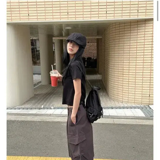 [BUNJANG] Daily Zoo Cargo Pants - Grey / 데일리쥬 카고팬츠 그레이
