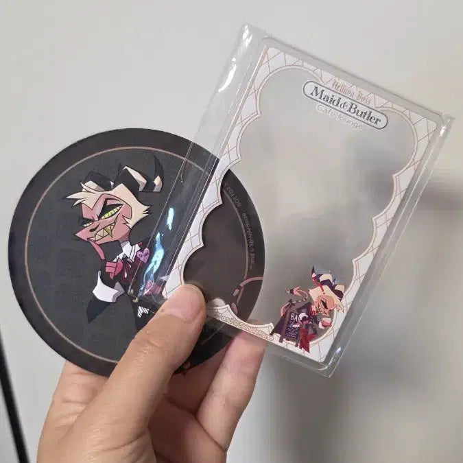[BUNJANG] Helluva Boss Collaboration Cafe Striker Paper Coaster and Toploader Set / 헬루바보스 콜라보카페 스트라이커