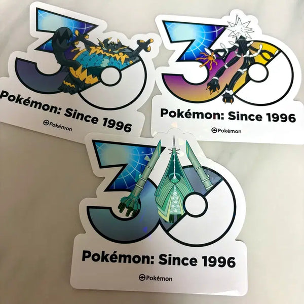 [BUNJANG] Pokemon 30th Anniversary Sticker Set (3 Types) / 포켓몬 30주년 스티커 3종 세트 울트라비스트 전수목 등