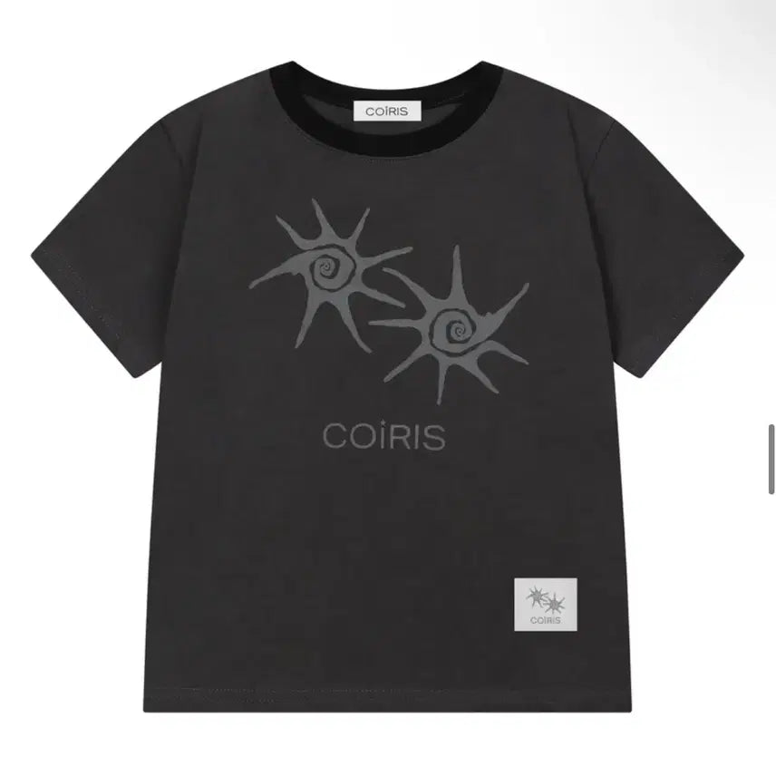 [BUNJANG] Koiris Charcoal Short Sleeve T-Shirt / 코이리스 반팔 티셔츠 차콜