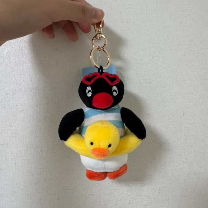 [BUNJANG] Pingu & Duck Tube Keychain / 핑구 오리 튜브 키링