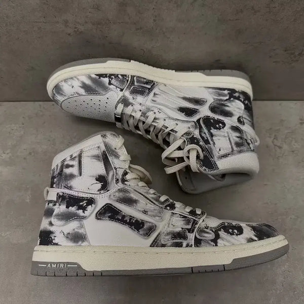 [BUNJANG] Amiri Skel Top Hi Grey Sneakers / Amiri Skel Top Hi Grey Sneaker