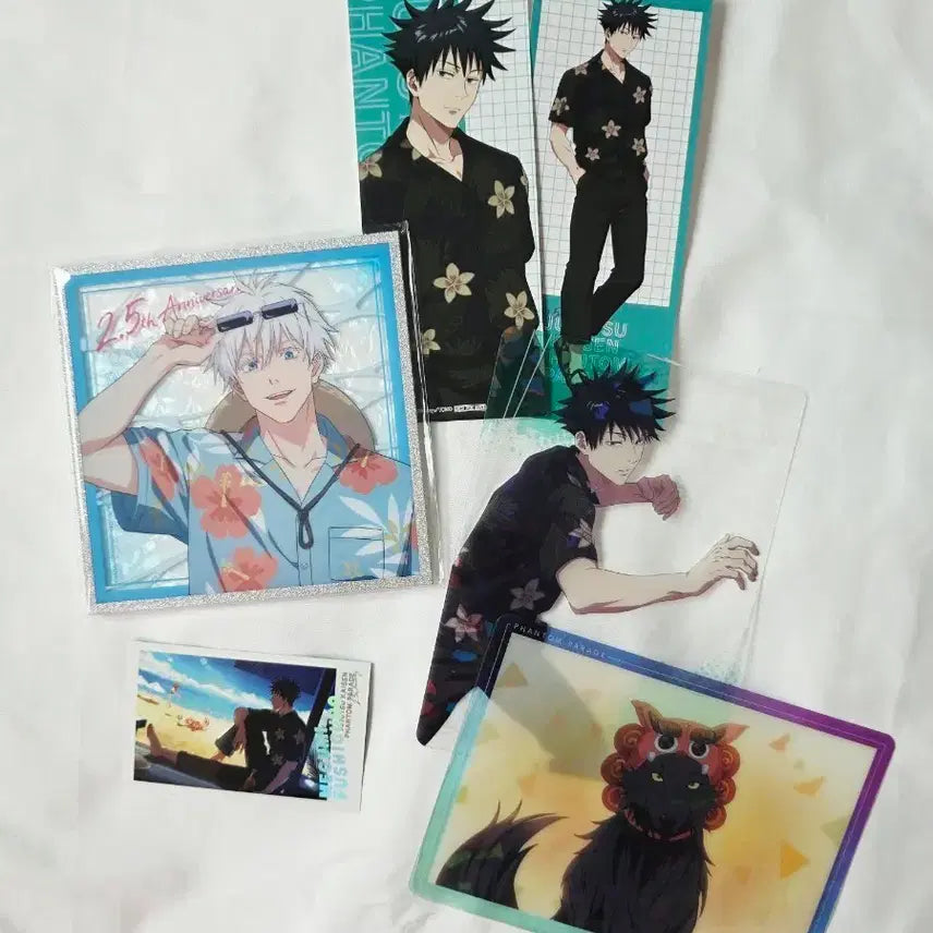 [BUNJANG] Jujutsu Kaisen Fanfare Phantom Parade Acrylic Sheet & Clear Card Bundle Gojo Fushiguro Megumi / 주술회전 판파레 팬텀 퍼레이드 아크릴색지 클리어 카드 일괄 고죠 후시구로 메구미