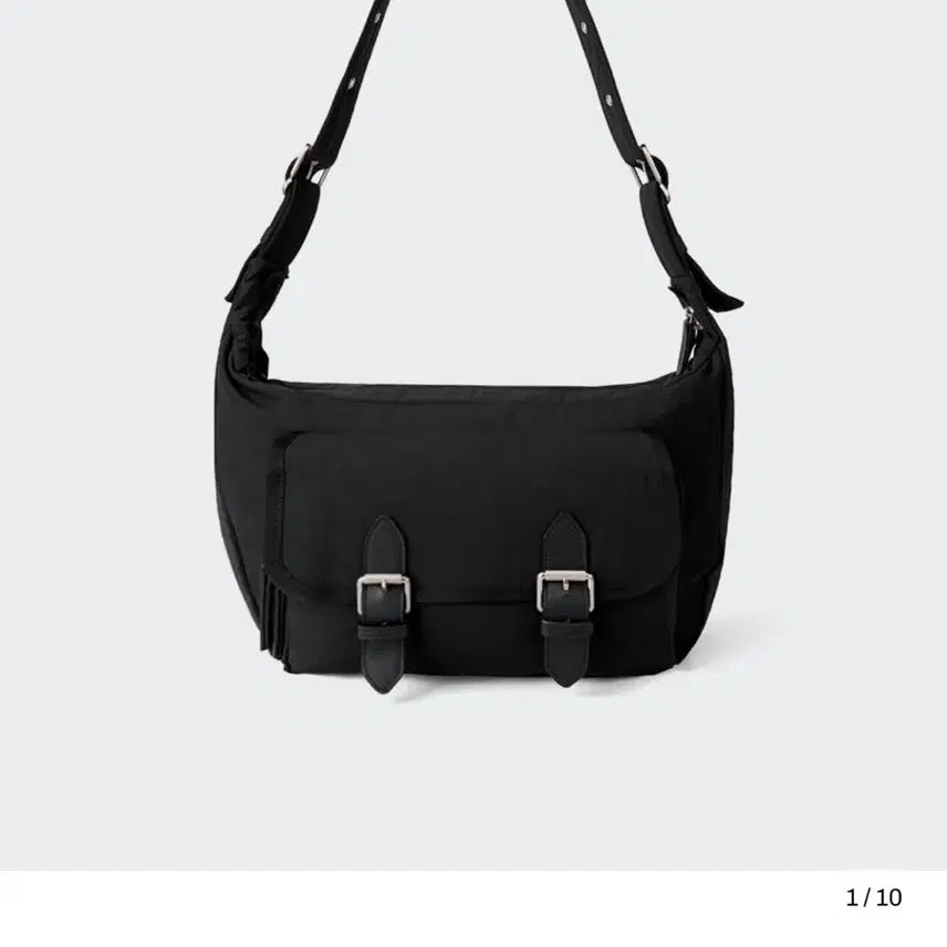[BUNJANG] Usuel Messenger Bag Big Size Black / 유주엘 메신저백 빅사이즈 블랙