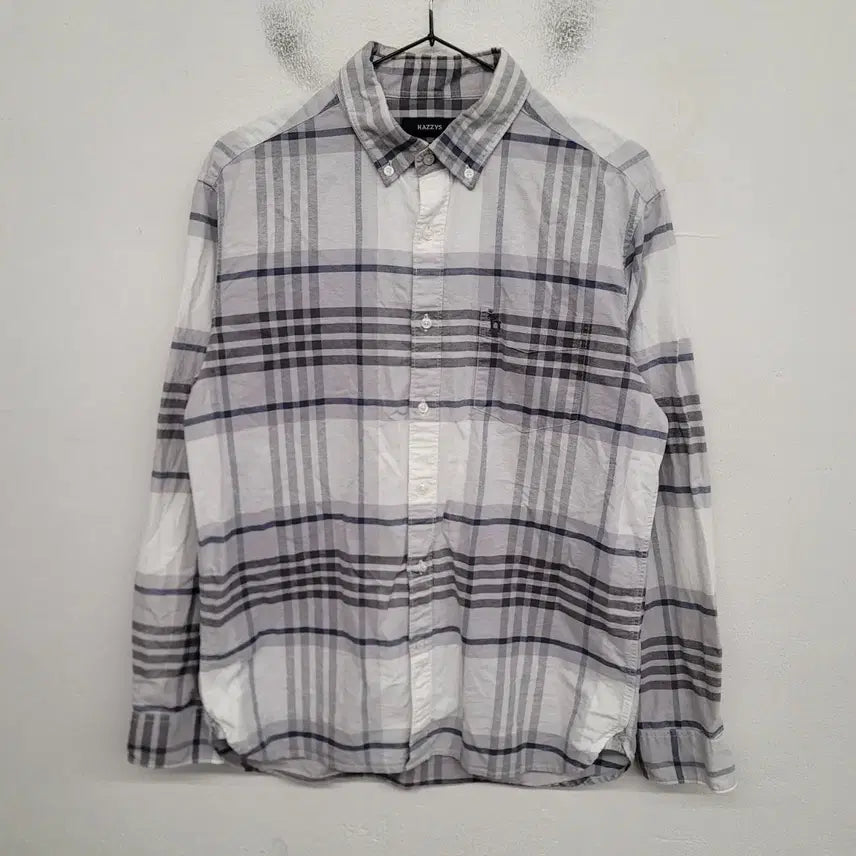 [BUNJANG] Hazzys Check Shirt (M) / [95/M] 헤지스 체크 셔츠 남방